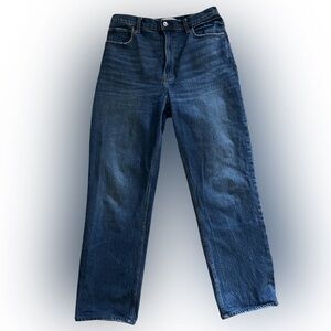Abercrombie & Fitch Women's Straight Leg Blue Jeans